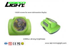 China 1.78W 232Lum 1300lux LED Mining Light With OLED Screen supplier