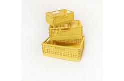 China Sonsill Thickened Plastic Basket Organizer , Detachable Folding Storage Boxes supplier