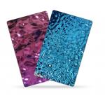 Water Ripple Stainless Steel Sheet 1219mm Embossed Plates Polishing Mirror 8K for sale