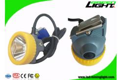 China Underground Rechargeable Miners Headlamp IP68 15000lux 6.6Ah Lithium Ion Battery supplier