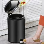 Steel and Pp Pedal Trash Can Bathroom Bin With Toilet Brush for Kitchen Recycling Storage for Household Items for sale