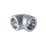 SS 304 Socket Weld Pipe Fitting / 90 Degree Socket Elbow For Construction for sale