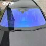 PET Chameleon Window Tint Film CR70 VLT70% Solar Car 1.52M*30M Blue Window Glass Tinted Film for sale