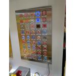 Elevator Up Button Red Led / Blue Led / Yellow Led Transparent Plastic Characters