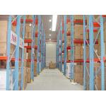 Warehouse 4 Tier Upright Pallet Racking Heavy Duty Blue 24 X 144