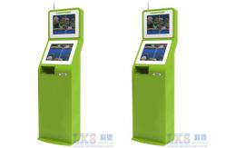 China 17 Inch Handicapped Check In Kiosk With Hydraumatic Elevator Metal Keyboard supplier