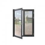 Modern Tempered Glass Aluminum Casement Window For Apartment Office for sale