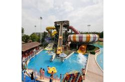 China Customized Splash Water Playground Outdoor Fiberglass Water Slides supplier
