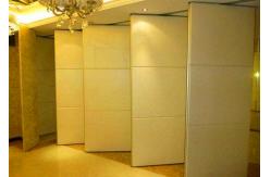 China Room Hotel Doors Soundproof Banquet Sliding Folding Partition MDF With Melamine supplier