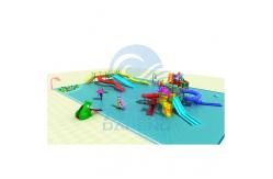 China Adult Aqua Fun Amusement Park Set Design With Swimming Pool Toys supplier