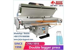 China Pant Trousers Legger Press Machine Vertical Press Automatic Touch-screen Control System supplier