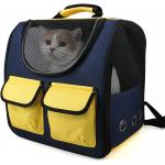 China Cat Pet Carrier Backpack Dog Backpack Carrier For Hiking Camping Up To 22 Lbs for sale