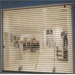 180W Polycarbonate Roller Shutter Door Transparent Automatic Clear Crystal for sale