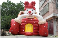 China Commericlal Giant Inflatable High Dry Slide Circus Clown Eco - Friendly supplier