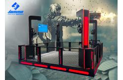 China Multiplayer Virtual Reality Simulator 9D VR Shooting Machine With 10 Games supplier