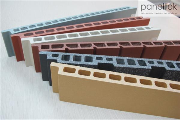 30mm Exterior Wall Finishing Materials , Various Shapes Building Facade Panels