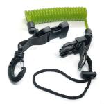 Diving Spiral Spring Coil Lanyard key ring bungee cord wrist tool safety lanyard for sale
