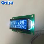 OEM LCD Seven Segment Display HTN Blue 5V LCD Screen With PCB Board
