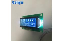 China OEM LCD Seven Segment Display HTN Blue 5V LCD Screen With PCB Board supplier