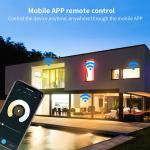 10W Adjustable Smart Wifi LED Bulb Aluminum PC Voice Control LED Lights