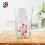 Food Flat Bottom Bag Bopp Plastic Square Bottom Pouch Gravure Printing