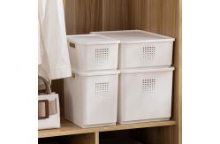 China Injection 10kg Stackable Plastic Storage Box Multi Function Organizing supplier
