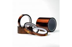 China 60um Self Adhesive Silicone Tape 200mm Double Sided Kapton Tape supplier