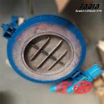 24 Inch Pneumatic Round Flange RTO Gas Valve  Carbon Steel High Pressure High Temperature for sale