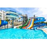Outdoor Amuse Park Fiberglass Pool Water Slide Play Equipment for sale