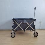 All Terrain Wheel Collapsible Trolley Cart Stainless Steel Utility Fold Up Beach Trolley for sale