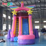 Giant Inflatable Slide Commercial Water Park Jumper Inflatable Bounce House For Kid Party Combo With Slide for sale