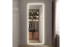 China Rectangular Bathroom Hardware Sets , Illuminated Full Body LED Dressing Mirror supplier