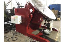 China 1200 Capacity Tilting Rotary Welding Positioner With Hand Control And Foot Pedal Control supplier