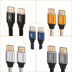 HDR TDR Test 48gbps Gold Plated 4k HDMI Cable 120Hz Supports Ethernet 3D 4K HDTV for sale
