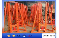 China Free - Standing Cable Drum Jacks 219Kg Manual Hydraulic Reel Jack Stands supplier