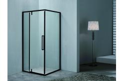 China Affordable Black SS Frame Shower Enclosures With Tempered Glass For Modern supplier