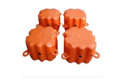 China Rotomolding PE Floater Floating HDPE Pipe Floats UV Resistance Floating Pontoon Bridge supplier