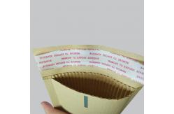China 268x273MM Biodegradable Brown Paper Mailing Bags With Corrugated Lining supplier