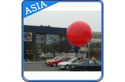 China Advertising Helium Balloon And Blimps Soccer , Sphere Flying Paint Shape Ball supplier