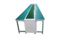 China Flexible Rubber Belt Conveyor 2 Meter PVC Material Stainless Steel Conveyor supplier