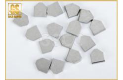 China Sliver Gray Concrete Tungsten Carbide Tips For Agricultural Machinery supplier