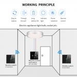 Remote Control Wifi Smart Switches with AES Encryption and AC/DC Power Supply for sale