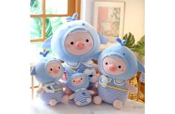 China Kawaii Cartoon Pig Plush Toys With PP Cotton Filling supplier