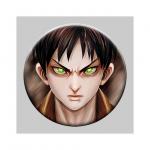 5x5cm 3D Lenticular Printing Service Kakashi Pin Anime Brooch Tobi Badge for sale