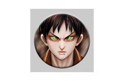 China 5x5cm 3D Lenticular Printing Service Kakashi Pin Anime Brooch Tobi Badge supplier