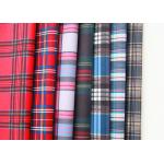 Plain Polyester Fabric With Heat Transfer Printing / Check Pattern For Bags