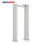 6 Detecting zone arched door frame walk through body scanner metal detector for sale