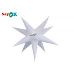 1.5m 16 Colors Changing Led Lights Inflatable Star For Wedding Stage Party Decoration for sale