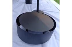 China Eco Friendly Indoor Wood Burning Fire Pits Rotating Fireplace Non Rusting supplier