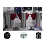 Turnstile Entry Systems Access Control Turnstiles Flap Gate With Esd Shoe Checker for sale
